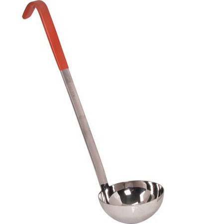 VOLLRATH/IDEA-MEDALIE LADLE, 8 OZ, S/S, ORANGE, 13"HDL for Vollrath/Idea-Medalie 4980865